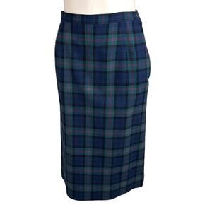 Pendleton Skirt Vintage Wool Academia Preppy Authentic Baird Tartan Plaid Size S